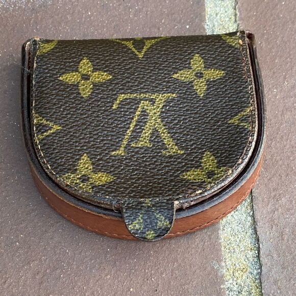 LOUIS VUITTON Monogram Portomonet Cuvette Coin Pouch/Purse Monogram w/COA. VGUC - Picture 2 of 11